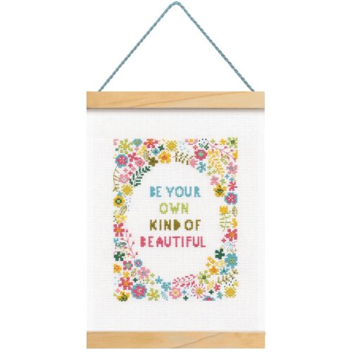 (image for) Be Your Own Kind Of Beautiful Counted Cross Stitch Kit